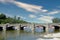 Leisurely Canoeing Under the Stone Bridge in Ardeche