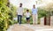 Leisurely strolls are such a simple pleasure. a happy family taking a walk together outdoors.