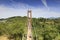 Leixinqiao suspension bridge on huangling mountain, adobe rgb