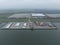 Lelystad, 3th of December 2022, The Netherlands. CTU Flevokust. Inland storage and transhipment terminal towards the