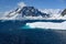 Lemaire Channel Antarctica, beautiful view of snow covered mountains and iceberg, Antarctica