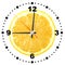 Lemon as a office clock