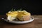 Lemon cheesecake food photography recipe idea