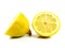 Lemon citrous cut chopped fresh juicy sour yellow