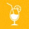 Lemon cocktail icon