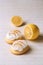 Lemon Cookies with Burnt Italian Meringue