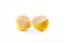 Lemon Cross Section Fruit Cut Slice Piece Texture Fresh Juicy Ye