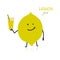Lemon, cute character for your design