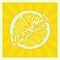 Lemon drink background - vector illustration