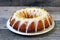 Lemon drizzle bundt cake