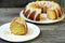 Lemon drizzle bundt cake