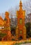 Lemon Festival on French Riviera. Architectural composition and huge edible figures made from juicy lemons and oranges