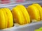 Lemon french macarons