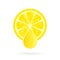 Lemon fresh juice vector icon