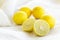 Lemon lime on white background