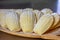 Lemon Madeleines Dusted with Powdered Sugar