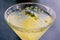 Lemon Martini Closeup