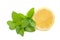 Lemon with mint