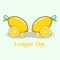 Lemon Month, Lemon Vector, Lemon Icon, Lemon Day