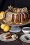 Lemon poppyseed bundt cake.