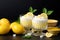 Lemon Posset tasty dessert background