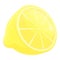 Lemon protein nutrient icon, cartoon style