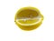 Lemon segment isolated