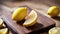 Lemon Slice A Refreshing Citrus Treat.AI Generated