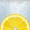 Lemon in Sparkling Water