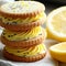 Lemon tartlets with poppy seeds