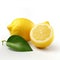 Lemon On White Background: A Captivating Blend Of Nature And Artistry