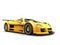 Lemon yellow modern super racing car