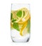 Lemonade glass isolated