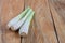 Lemongrass on a wooden table