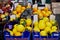 Lemons for Sale at Treviso Market Italy 