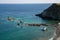 Lemos beach on Greek peninsula Sithonia