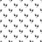 Lemur step pattern seamless vector