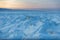 Lena Pillars at sunset on the Lena river in Republic of Sakha, Siberia