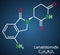 Lenalidomide molecule. It is immunomodulatory drug with antineoplastic, anti-angiogenic, anti-inflammatory properties. Structural