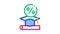 Lend Money To Pay For Tuition Icon Animation