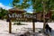 Leng Meng beach bungalows sign under the tree