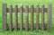 Length of wooden fencing