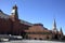 Lenin Maosoleum and wall of Kremlin