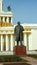 Lenin monument in front of Central Avenue, Exhibition of Achievements of the National Economy