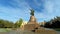 Lenin Monument to leader revolution in Russia.