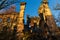 Lennox Castle ruins in winter morning light