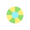 Lens filter flat color ui icon