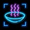 lens vaporization neon glow icon illustration