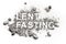 Lent fasting word written in ash, sand or dust