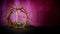 Lent Season,Holy Week and Good Friday concepts - image of crown of thorns in purple vintage background